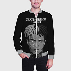 Бомбер мужской XXXTentacion: 1998-2018, цвет: 3D-меланж — фото 2