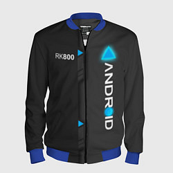 Бомбер мужской RK800 Android, цвет: 3D-синий