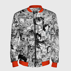 Бомбер мужской AHEGAO, цвет: 3D-красный