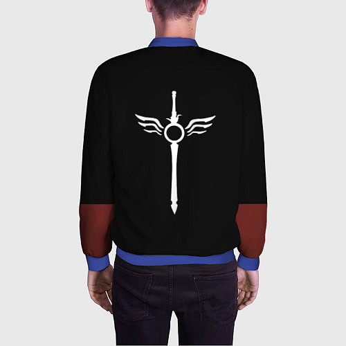 Мужской бомбер DMC: Dante / 3D-Синий – фото 4