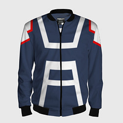 Бомбер мужской MHA U A SCHOOL, цвет: 3D-черный