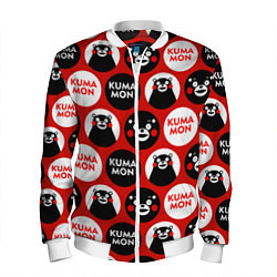 Бомбер мужской Kumamon Pattern, цвет: 3D-белый