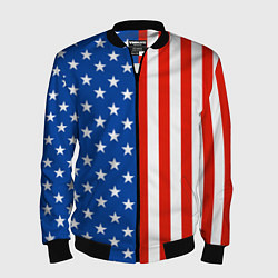 Бомбер мужской American Patriot, цвет: 3D-черный