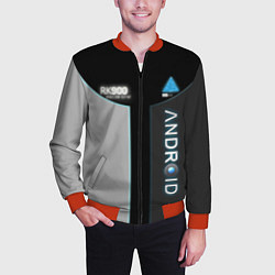 Бомбер мужской Detroit: Android RK900, цвет: 3D-красный — фото 2