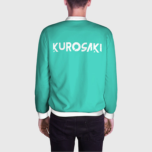 Мужской бомбер Куросаки Ичиго / 3D-Белый – фото 4