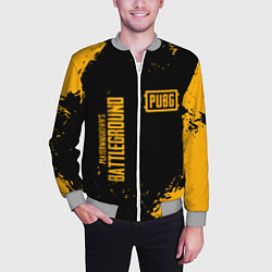 Бомбер мужской PUBG: Black Fashion, цвет: 3D-меланж — фото 2