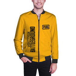 Бомбер мужской PUBG: Yellow Fashion, цвет: 3D-черный — фото 2