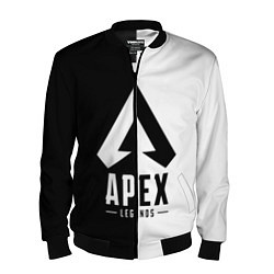 Бомбер мужской Apex Legends: Black & White, цвет: 3D-черный