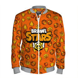 Мужской бомбер Brawl Stars: Orange Team