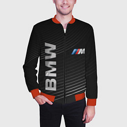 Бомбер мужской BMW, цвет: 3D-красный — фото 2