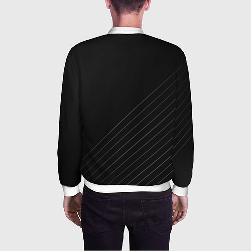 Мужской бомбер BMW / 3D-Белый – фото 4