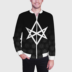 Бомбер мужской BRING ME THE HORIZON, цвет: 3D-белый — фото 2