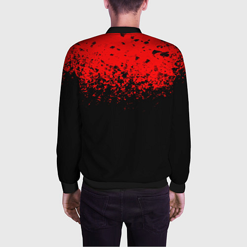 Мужской бомбер Overlord / 3D-Черный – фото 4