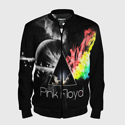 Бомбер мужской PINK FLOYD, цвет: 3D-черный