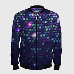 Мужской бомбер Блестки диско