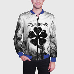 Бомбер мужской ЧЁРНЫЙ КЛЕВЕР, цвет: 3D-синий — фото 2