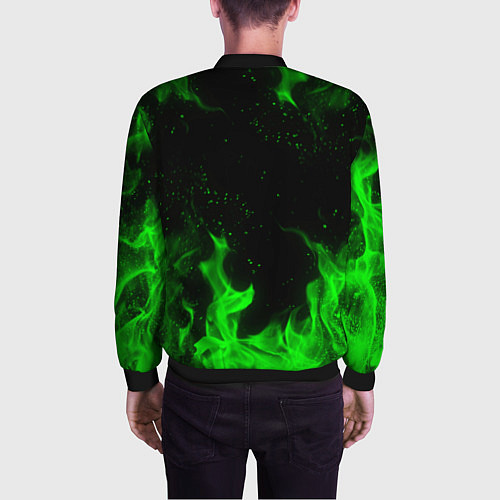 Мужской бомбер АРИЯ / 3D-Черный – фото 4