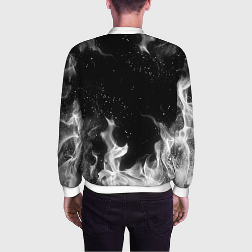 Мужской бомбер АРИЯ / 3D-Белый – фото 4