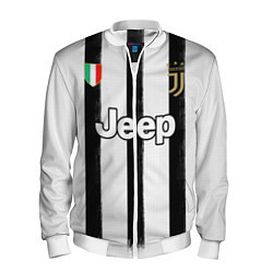 Бомбер мужской Juventus home 20-21, цвет: 3D-белый