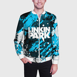 Бомбер мужской Linkin Park, цвет: 3D-белый — фото 2