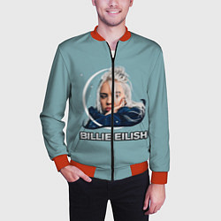 Бомбер мужской BILLIE EILISH, цвет: 3D-красный — фото 2