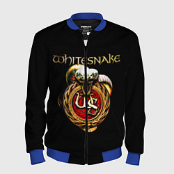 Бомбер мужской Whitesnake, цвет: 3D-синий