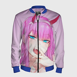 Бомбер мужской Ahegao, цвет: 3D-синий