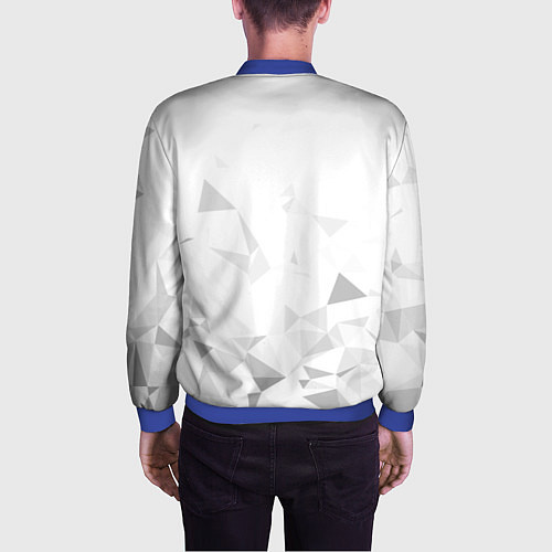 Мужской бомбер PORTAL / 3D-Синий – фото 4