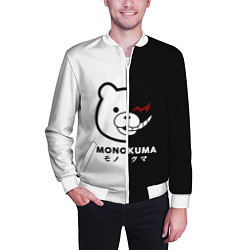 Бомбер мужской Monokuma, цвет: 3D-белый — фото 2
