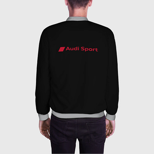 Мужской бомбер AUDI RS / 3D-Меланж – фото 4