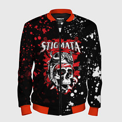 Бомбер мужской Stigmata, цвет: 3D-красный
