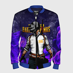 Бомбер мужской PUBG, цвет: 3D-синий