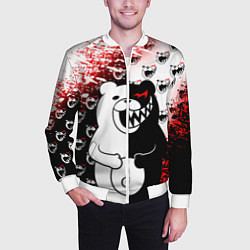 Бомбер мужской MONOKUMA, цвет: 3D-белый — фото 2
