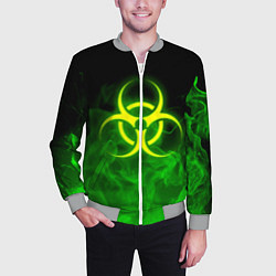 Бомбер мужской BIOHAZARD, цвет: 3D-меланж — фото 2