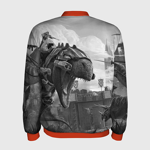 Мужской бомбер Ark Survival Evolved / 3D-Красный – фото 2