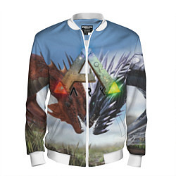 Бомбер мужской Ark Survival Evolved, цвет: 3D-белый