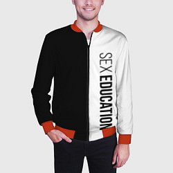 Бомбер мужской Sex Education, цвет: 3D-красный — фото 2