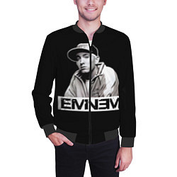Бомбер мужской Eminem, цвет: 3D-черный — фото 2