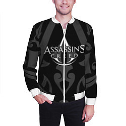 Бомбер мужской Assassin’s Creed, цвет: 3D-белый — фото 2