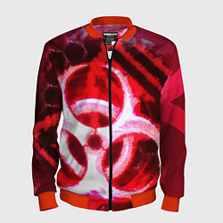 Бомбер мужской Plague Inc LB Oko, цвет: 3D-красный