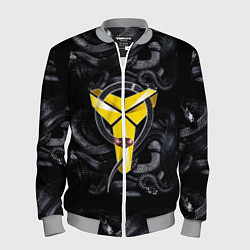 Бомбер мужской Los Angeles LakersKobe Bryan, цвет: 3D-меланж