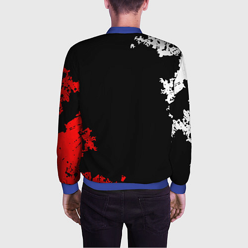 Мужской бомбер PUBG / 3D-Синий – фото 4