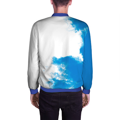 Мужской бомбер ВДВ / 3D-Синий – фото 4