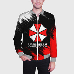 Бомбер мужской UMBRELLA CORP, цвет: 3D-меланж — фото 2