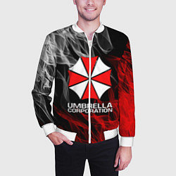 Бомбер мужской UMBRELLA CORP, цвет: 3D-белый — фото 2