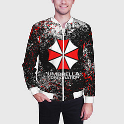 Бомбер мужской UMBRELLA CORP, цвет: 3D-белый — фото 2