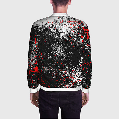 Мужской бомбер UMBRELLA CORP / 3D-Белый – фото 4