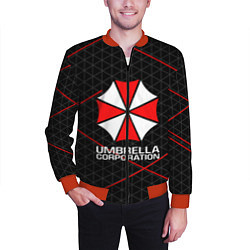 Бомбер мужской UMBRELLA CORP, цвет: 3D-красный — фото 2