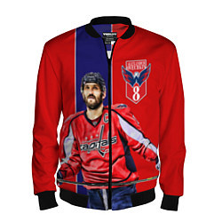 Бомбер мужской Ovechkin Capitals, цвет: 3D-черный