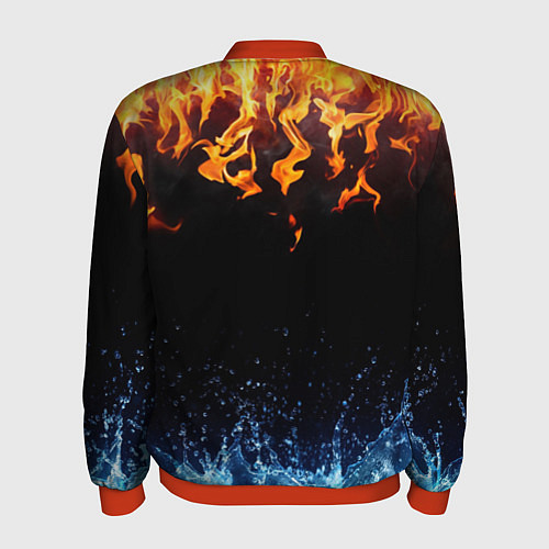 Мужской бомбер UMBRELLA CORPORATION / 3D-Красный – фото 2